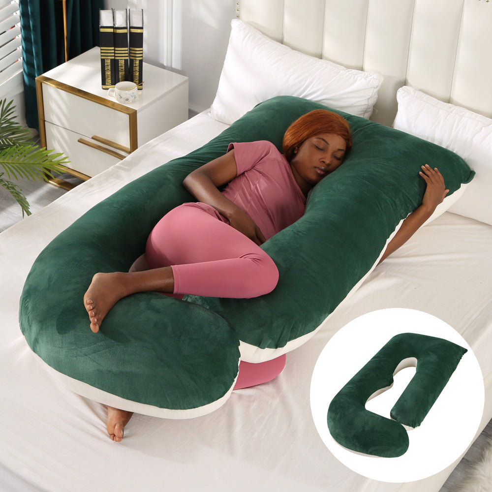 J-Shaped Pregnancy Pillow for Side Sleepers