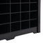 ONTREND Sleek Design 24 Shoe Cabinet - Modern Black Organizer