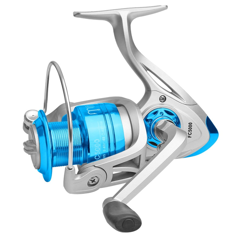 LINNHUE Fishing Reel FA1000-6000 No Gap Metal Spool Max Drag 8KG Pike Spinning Reel High Speed 5.2:1 Reel Fishing Gear Pesca - Korvel