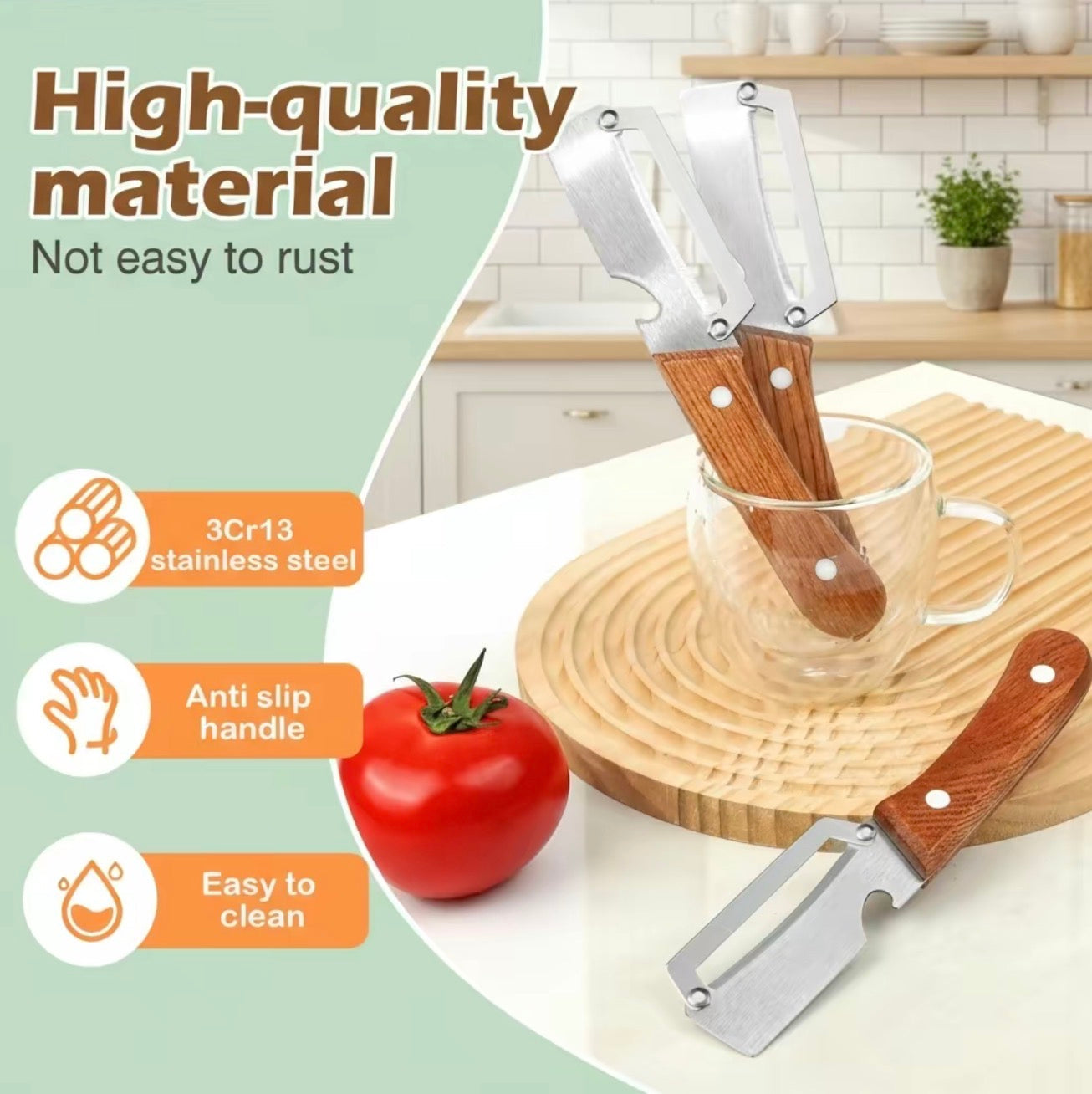 Ensemble d'éplucheurs DualEdge Pro - Essentiel de cuisine premium