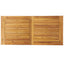 Della Acacia Wood Dining Table, Natural Stained with Rustic Metal, Brown, Grey - Korvel