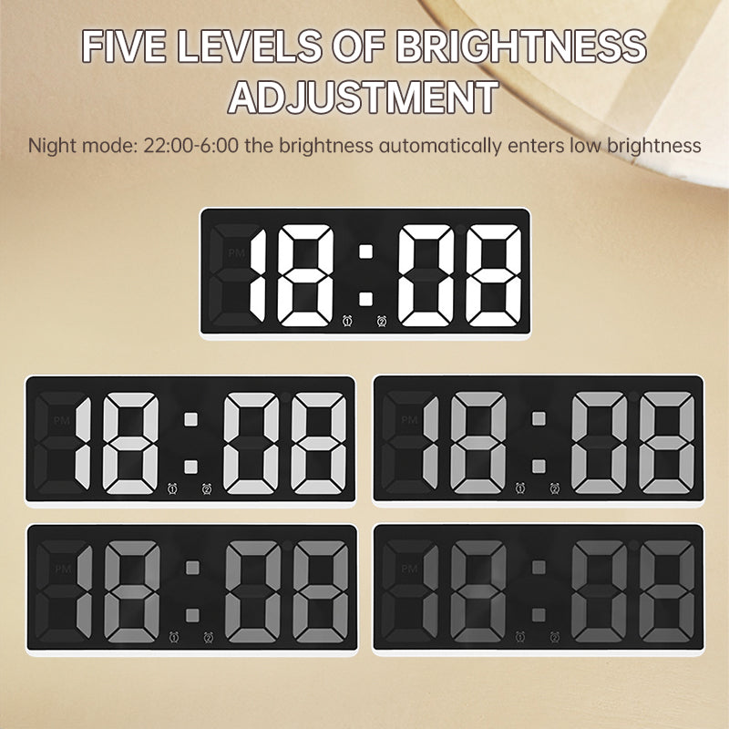 Multifunctional LED Digital Alarm Clock with Nightlight