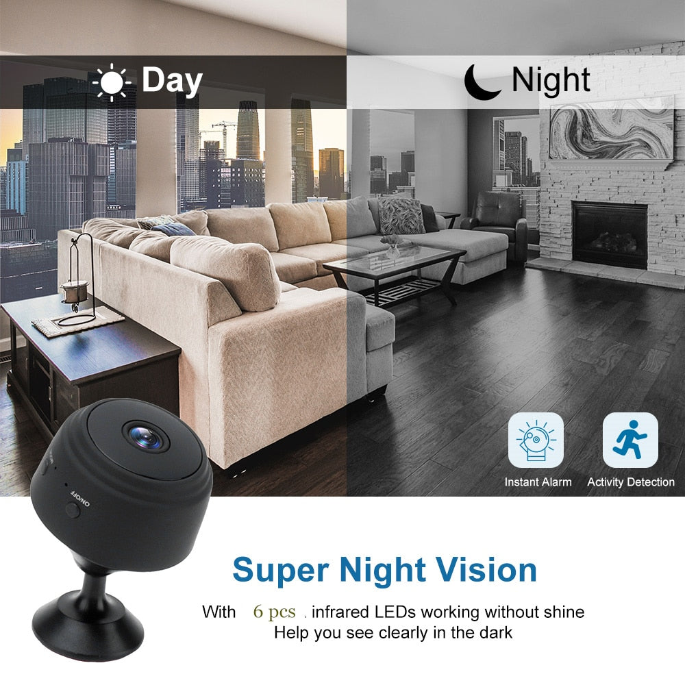 Mini 1080P IP Camera with Night Vision and Motion Detection