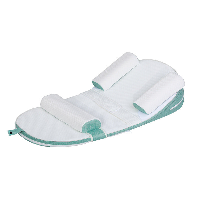 Baby anti spitting slope pad anti milk choking slope pillow newborn lying and feeding artifact cushion nursing pillow - Korvel