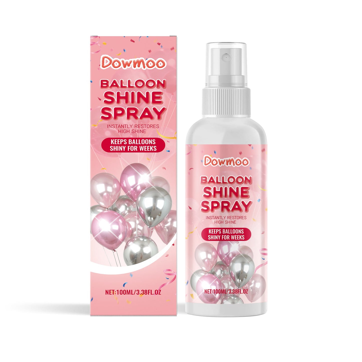 Spray Brillant pour Ballons pour une Atmosphère de Fête Glamoureuse