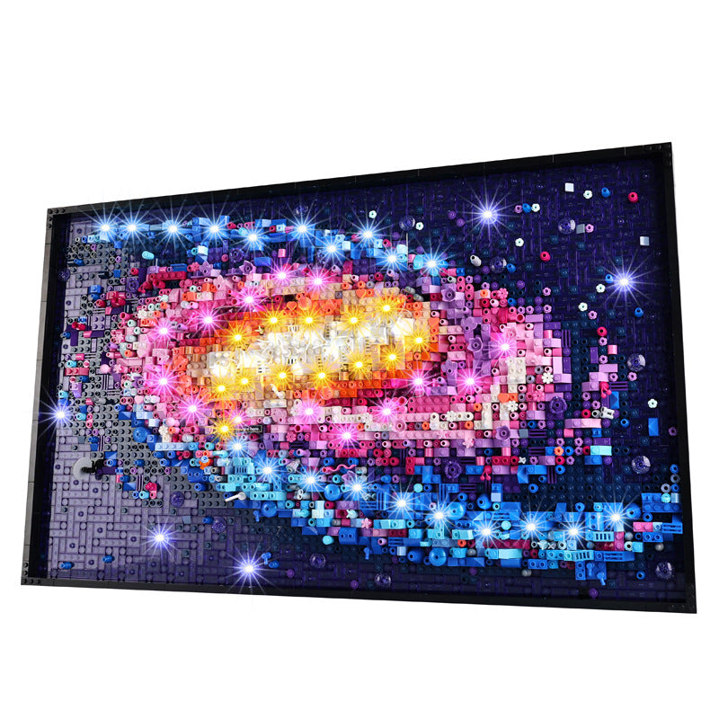 Ensemble d'éclairage LED de blocs de construction Galaxy LEGO Art Series 31212