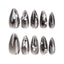 Bow wear manicure long almond nails fake nails - Korvel