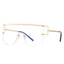 New Style One Piece Sunglasses Fashion Rimless Sunglasses Women's Trendy Sunglasses - Korvel