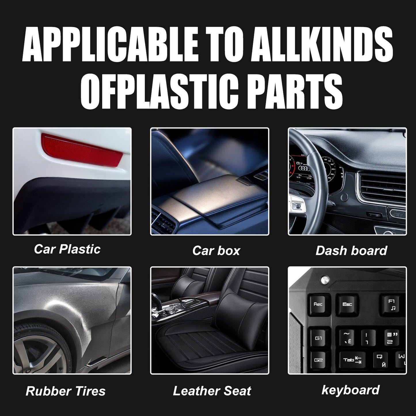 Rétrogradeur en plastique nano pour l'entretien intérieur automobile