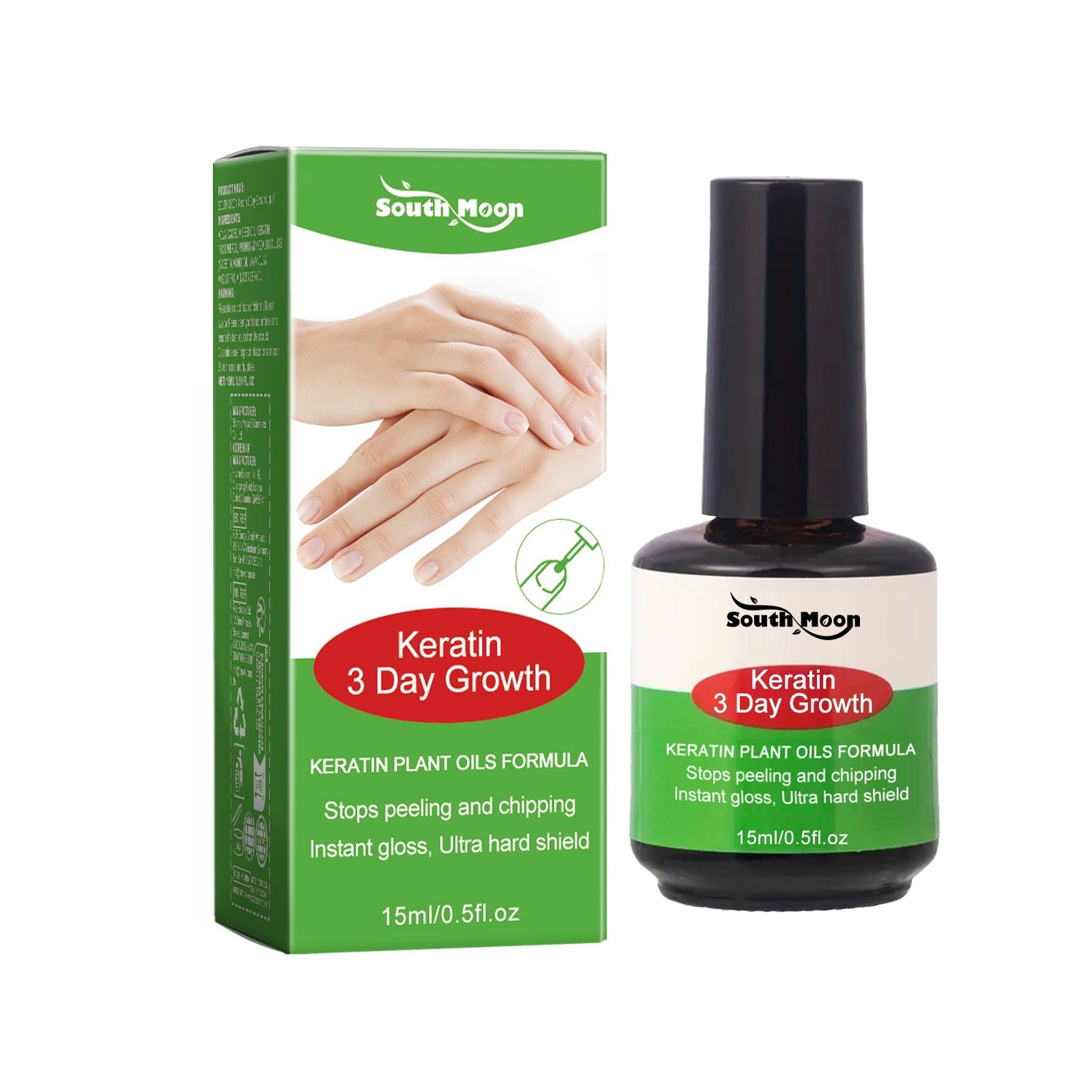 Aceite de Crecimiento de Uñas con Queratina para Nutrir y Suavizar las Uñas