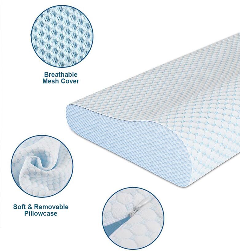 Ergonomic Memory Foam Pillow for Side Sleepers
