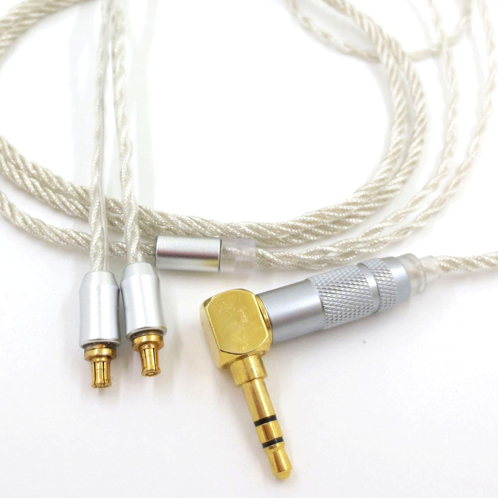 Silver foil headphone cable LS200 CKR90 LS50 70 A2DC interface audiophile headphone upgrade cable - Korvel