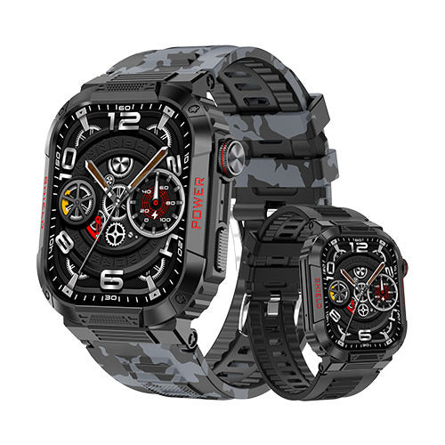 Three proof outdoor sports watch IP68 waterproof Bluetooth call health monitoring low-power TK25 smart watch - Korvel