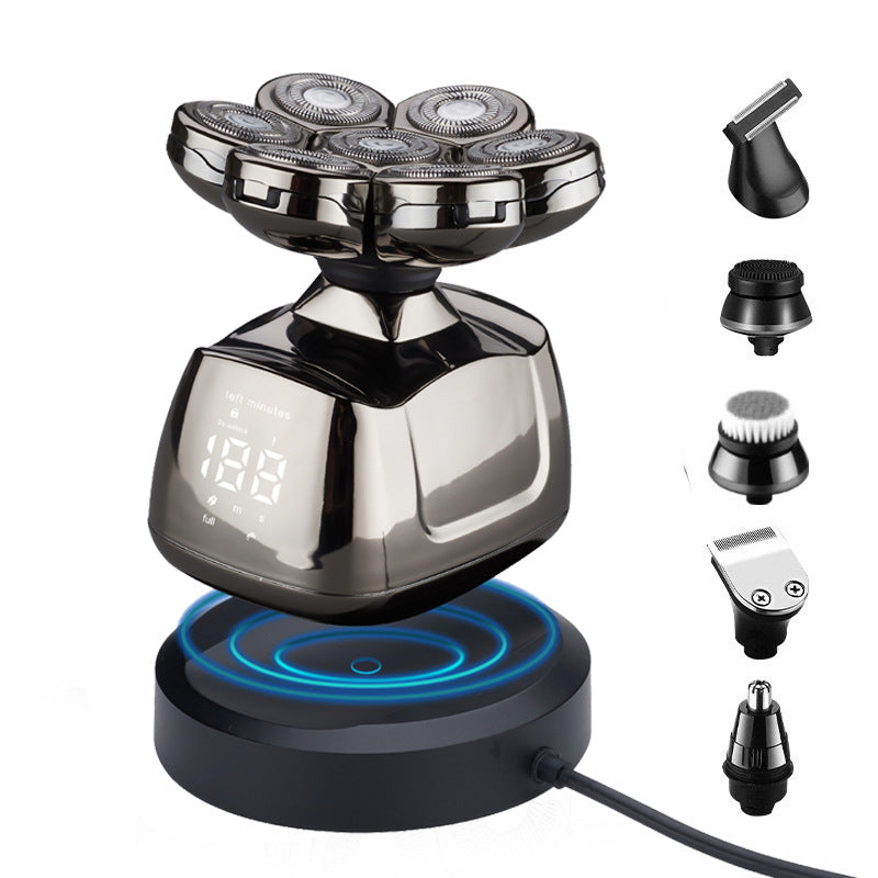 Multifunctional Wireless Rechargeable 7D Shaver