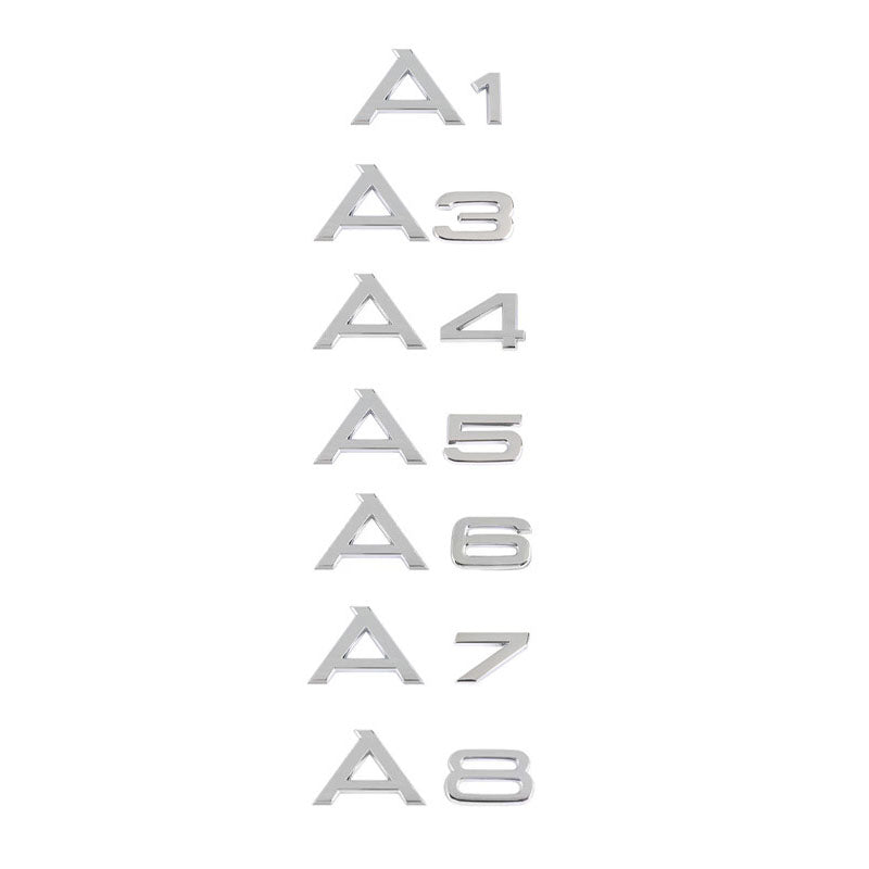 Premium Audi Logo Decals for A3, A4, A5, A6, A8 Models