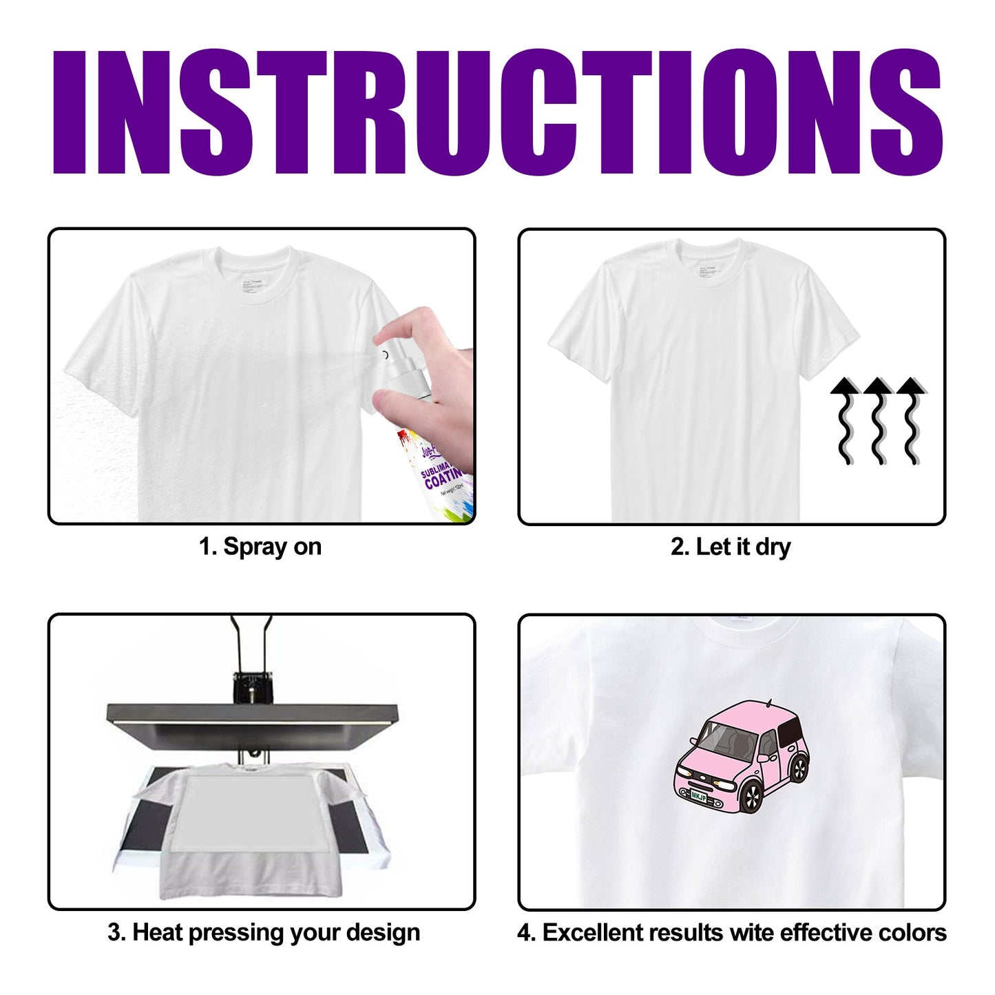 Multi-Purpose Sublimation Coating Spray for Fabrics