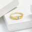 925 Sterling Silver Inlaid Zircon Ring - Korvel