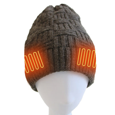 Premium Knitted Thermal Heating Cap for Outdoor Comfort