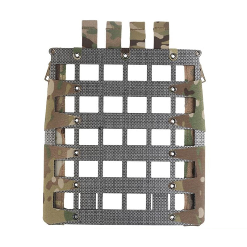 Lightweight MOLLE Back Panel for Tactical Vests