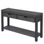 U_STYLE Console Table Entryway Table for Hallway Living Room with 2 Drawers and 1 Shelf - Korvel