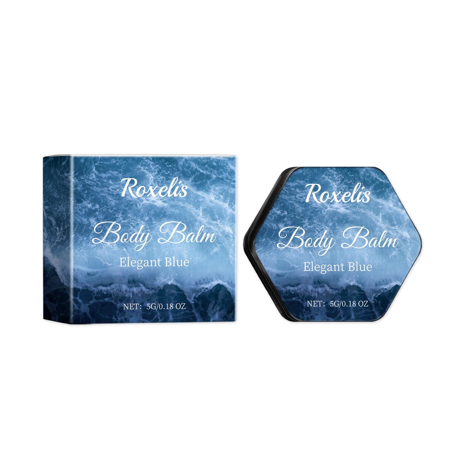 Peppermint Blue Perfumed Body Balm Natural And Elegant Body Fragrance Refreshing Long-Lasting Charm Convenient Balm - Korvel