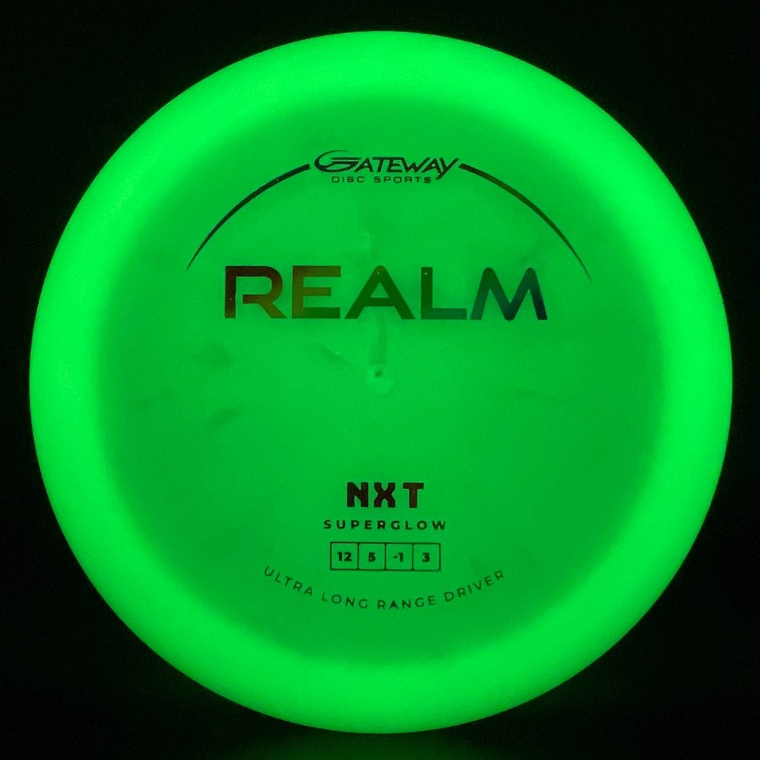 NXT Superglow Realm Disc Golf Driver