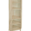 Corner cabinet ,Rattan door,Freestanding Corner Tables For Small Spaces, Corner Shelf Stand For Living Room, Kitchen, Bathroom - Korvel