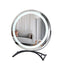 Round Black LED Makeup Mirror for Dressing Table