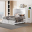 Cama Murphy Grande Blanca con Cajones y Armarios de Almacenamiento