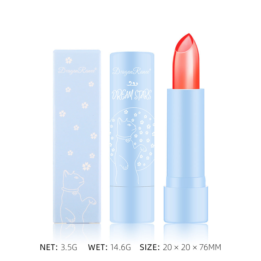 Color-Changing Lipstick Long-Lasting Moisturizing Not Easy To Decolorize Not Easy To Dip In The Cup Waterproof And Moisturizing Aloe Jelly Lipstick - Korvel