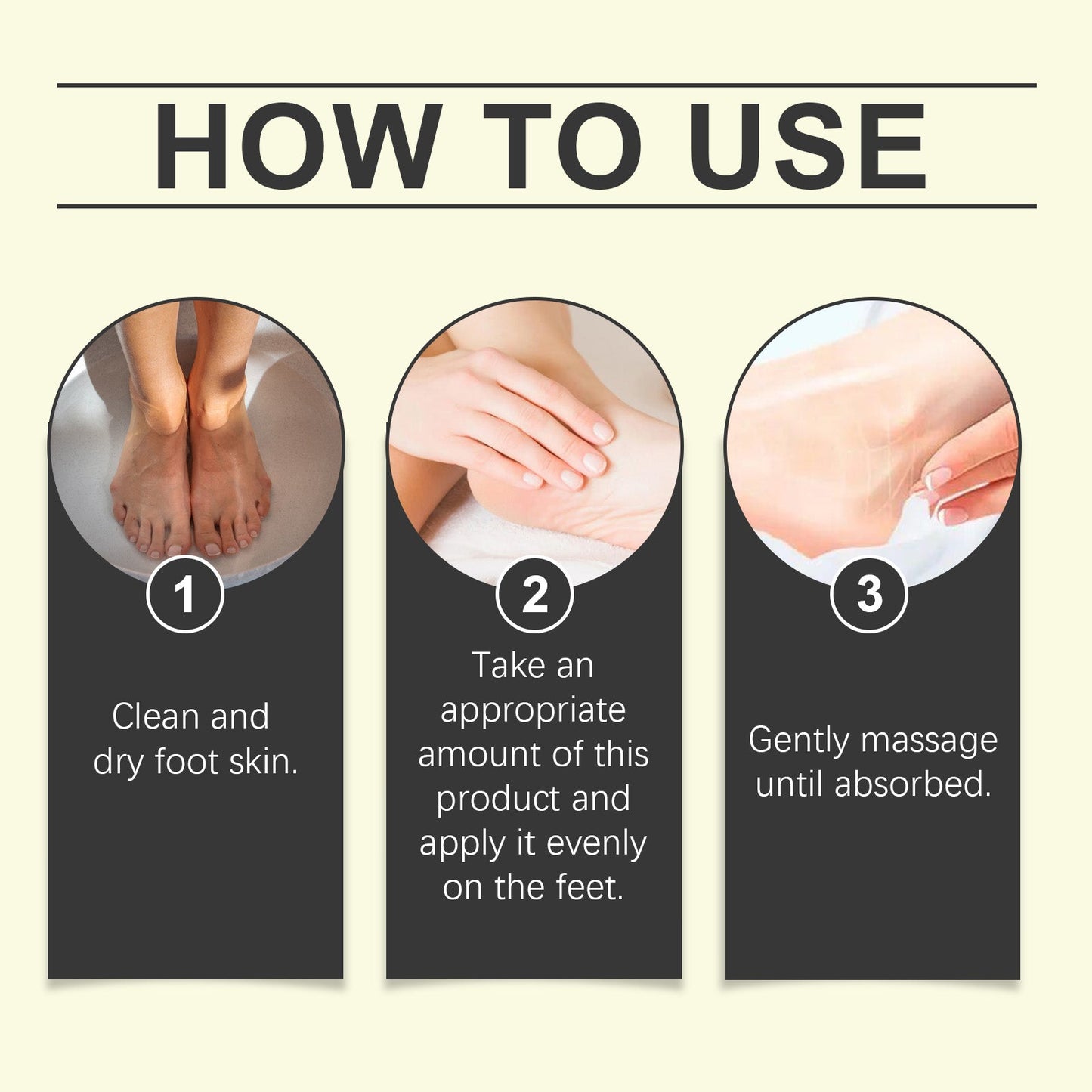 Cire de soin des pieds premium pour une peau lisse et hydratée