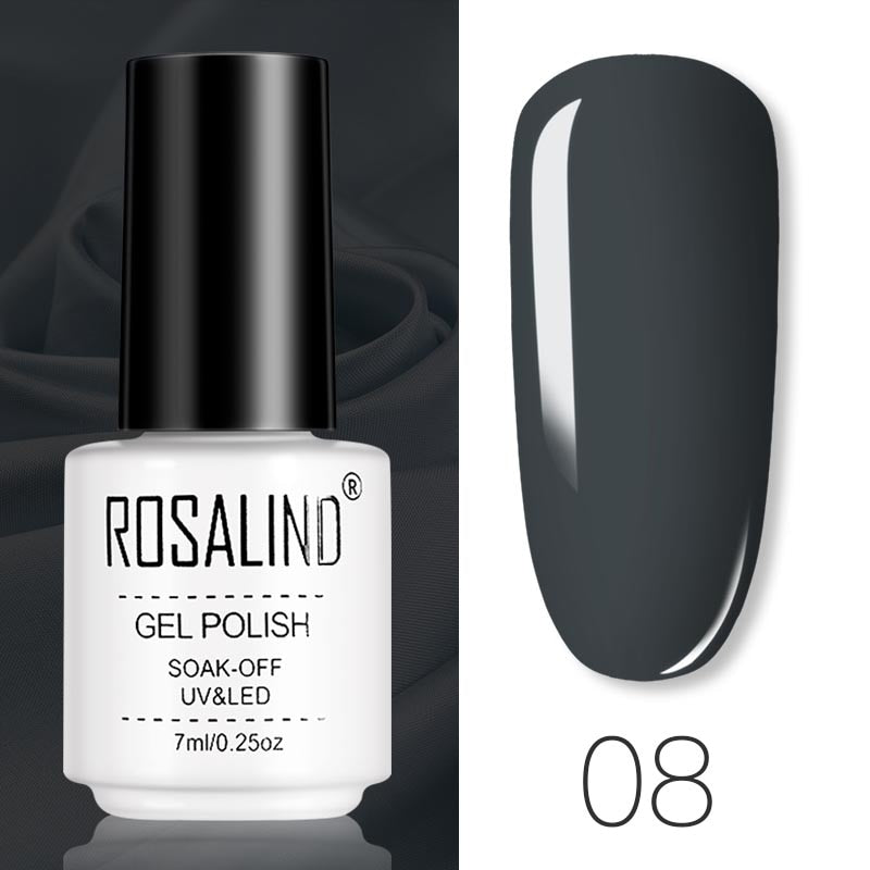 ROSALIND Gel Polish Set Manicure for Nails Semi Permanent Vernis top coat UV LED Gel Varnish Soak Off Nail Art Gel Nail Polish - Korvel