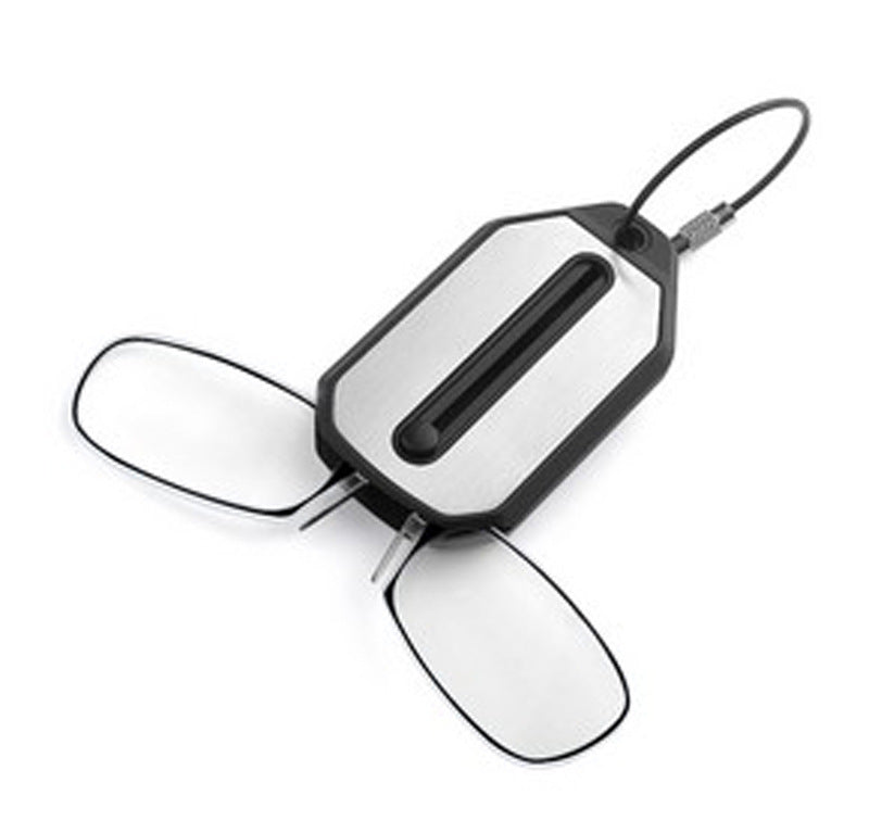Nose clip presbyopic glasses keychain ultra lightweight carrying elderly glasses wallet glasses reading glasses - Korvel