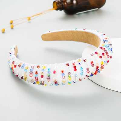 Hand-Woven Beaded Headband - Premium Hair Accessory