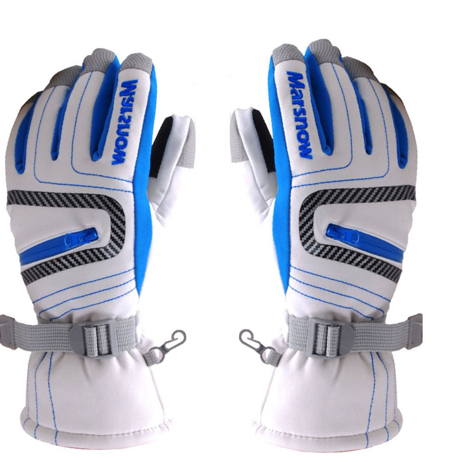 Winter Warm Snowboarding Ski Gloves men women Kids Snow Mittens Waterproof Skiing Breathable Air S/M/L/XL - Korvel
