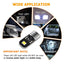 10Pcs W5W T10 LED Canbus Light Bulbs for Audi BMW VW Mercedes Car Interior Dome Light Trunk Lamp Parking Lights Error Free 12V - Korvel