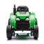 12V Electric Ride-On Tractor "Black Knight" with Detachable Tugboat