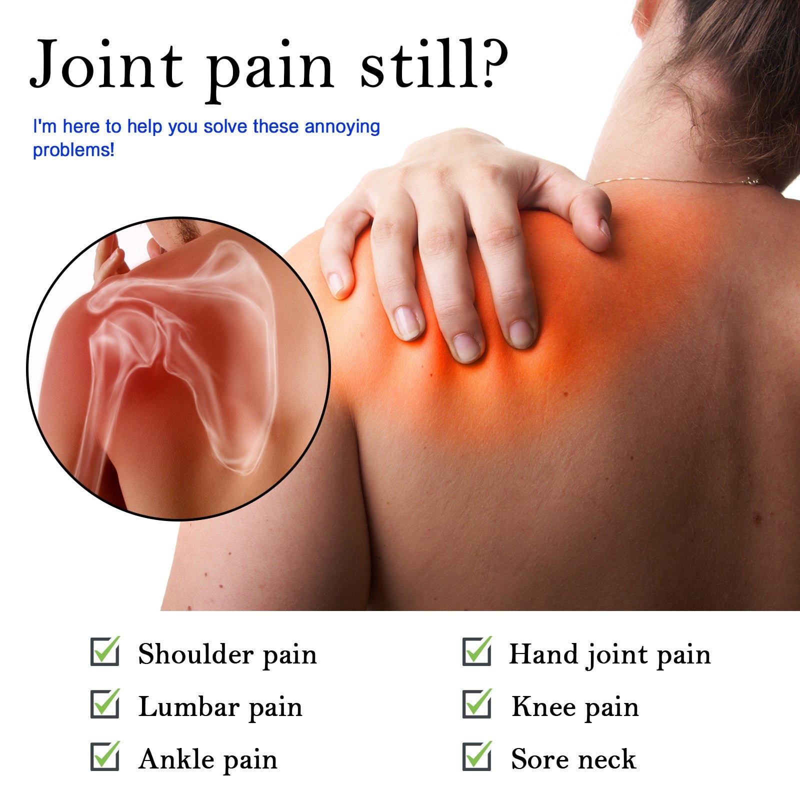 Gel For Bon And Joint Care, Relieve Knee, Lumbar, Shoulder, Neck And Muscle Pain Body Massage Cream - Korvel