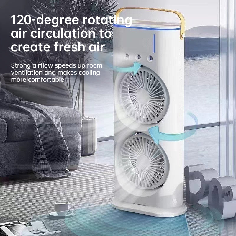 Rechargeable Portable Mini Fan with Spray Cooling