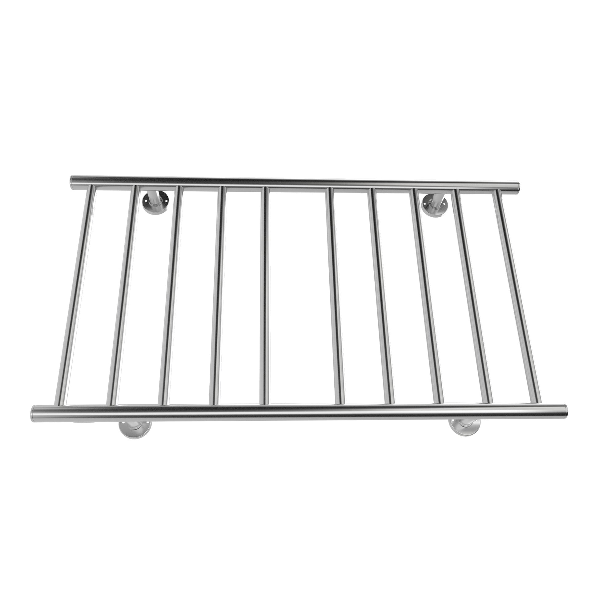 Electric Heated Towel Rack for Bathroom Wall Mounted Towel Warmer 10 Stainless Steel Bars Drying Rack - Korvel