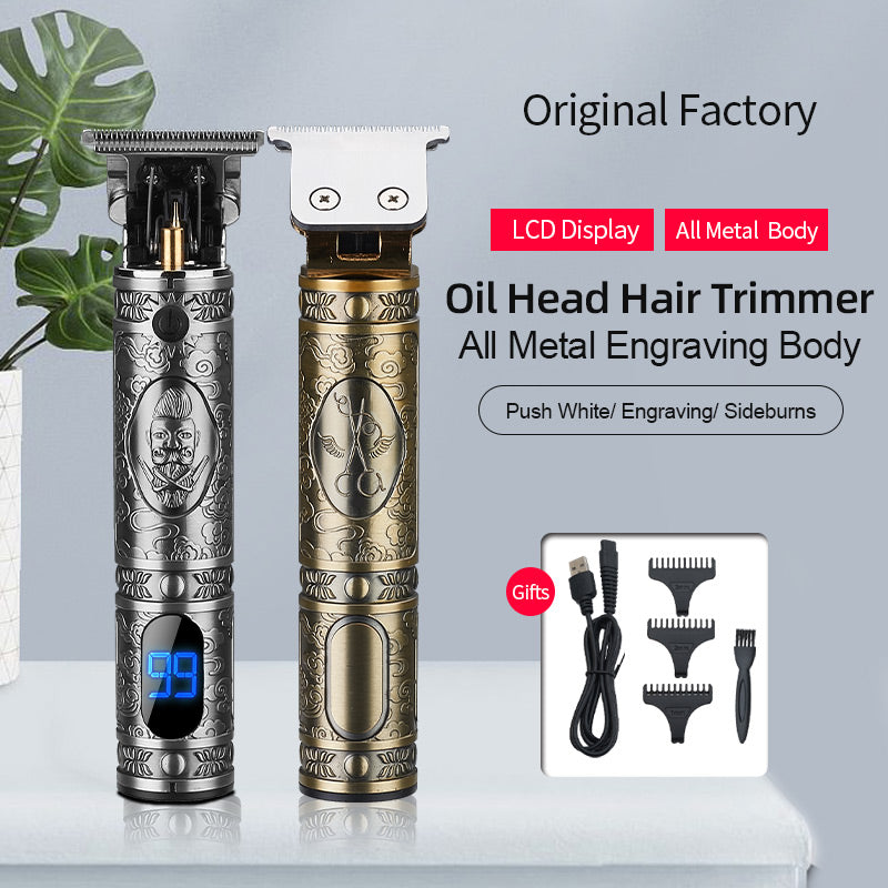 Tondeuses à cheveux électriques premium avec affichage LCD