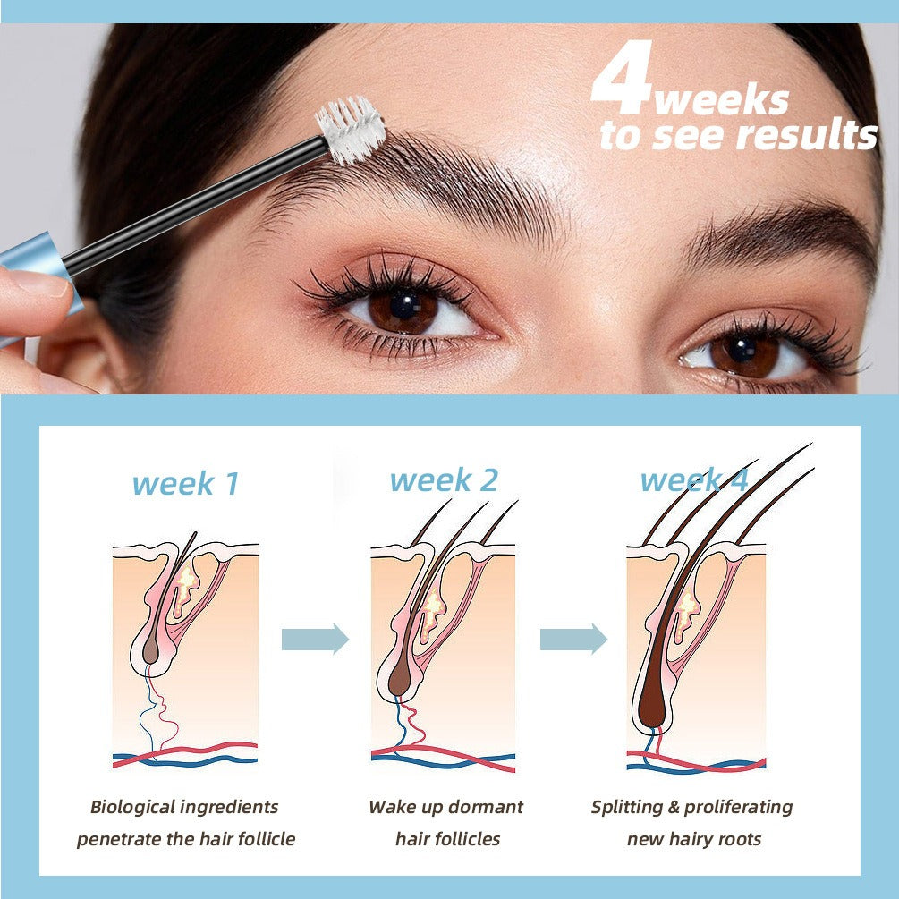 QIBEST Mejora Natural de Cejas Maquillaje Líquido