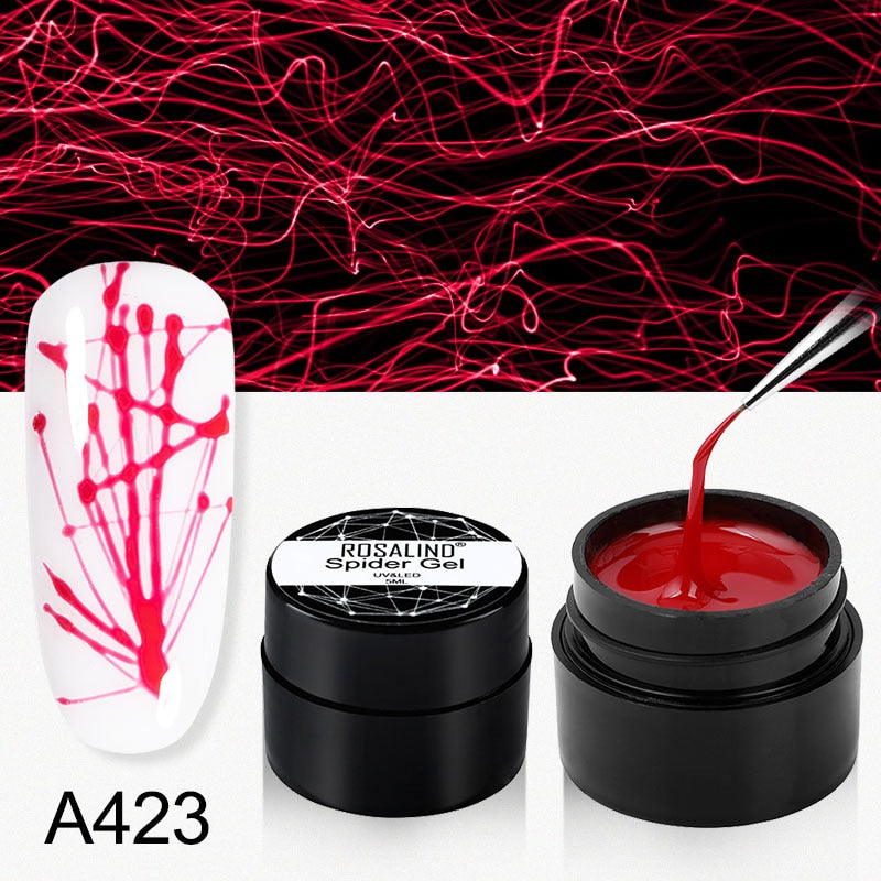ROSALIND Gel Spider Line Nail Art Polish - 5ml
