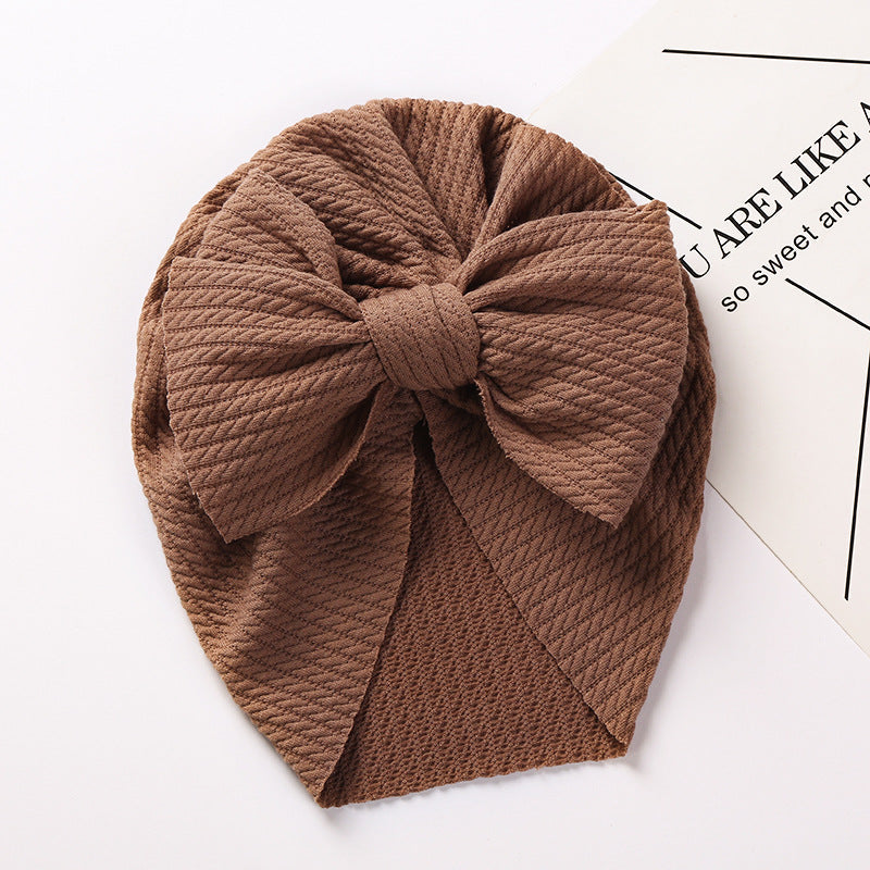 Chapeau pour bébé à double nœud Pit Strip - Bonnet chaud en pneu indien