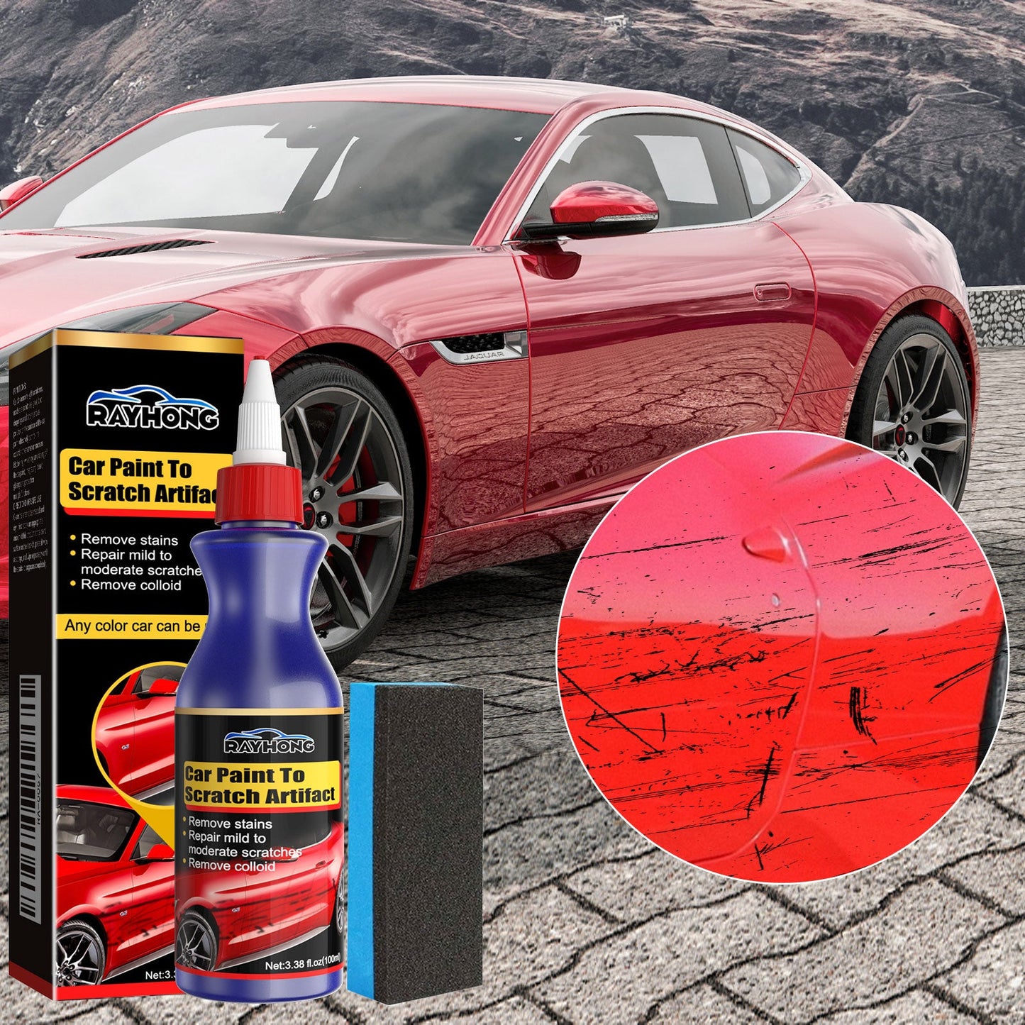 Car Paint To Scratch Artifact, Remove Paint Scratches Repair Protection Scratches Decontamination Polishing - Korvel