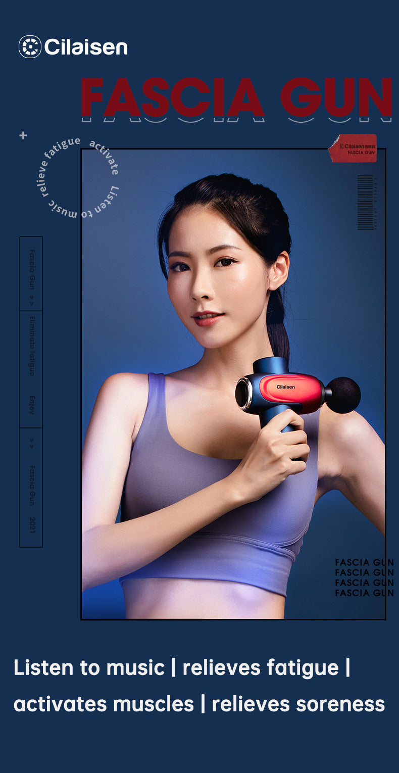 CP-F10 fascia gun muscle massager cervical muscle relaxer electric menstrual gun leg electric - Korvel