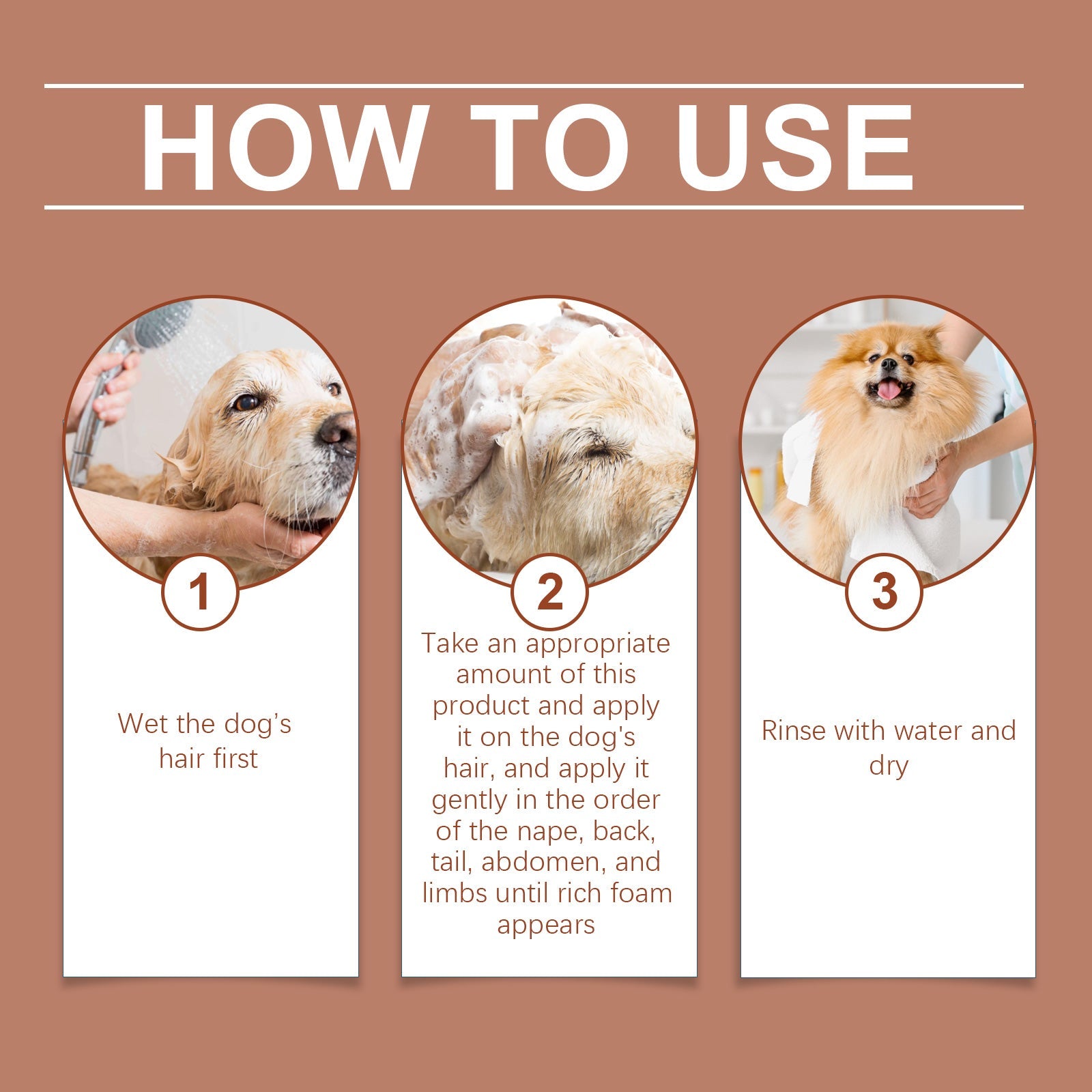 Shampoo For Dogs Gentle Cleansing Shampoo For Dog Hair Moist, Smooth And Tangle-Free - Korvel