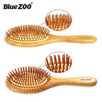 Pointed BlueZOO Bamboo Bristle Needle Massage Comb