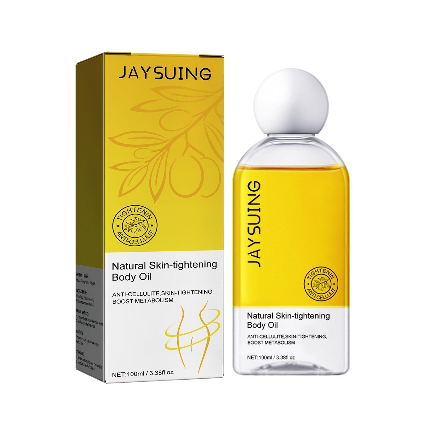 Firming Body Oil, Anti-Orange Peel Moisturizing Slimming Beauty Skin Oil - Korvel