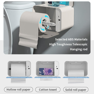 Bathroom Intelligent Induction Automatic Paper Tissue Box - Korvel